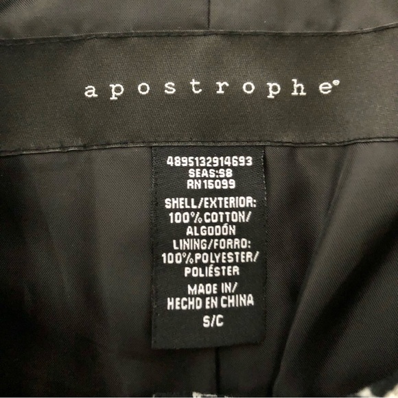 Apostrophe Women’s Three Button Two Pocket Long Jacket Coat - Picture 10 of 13